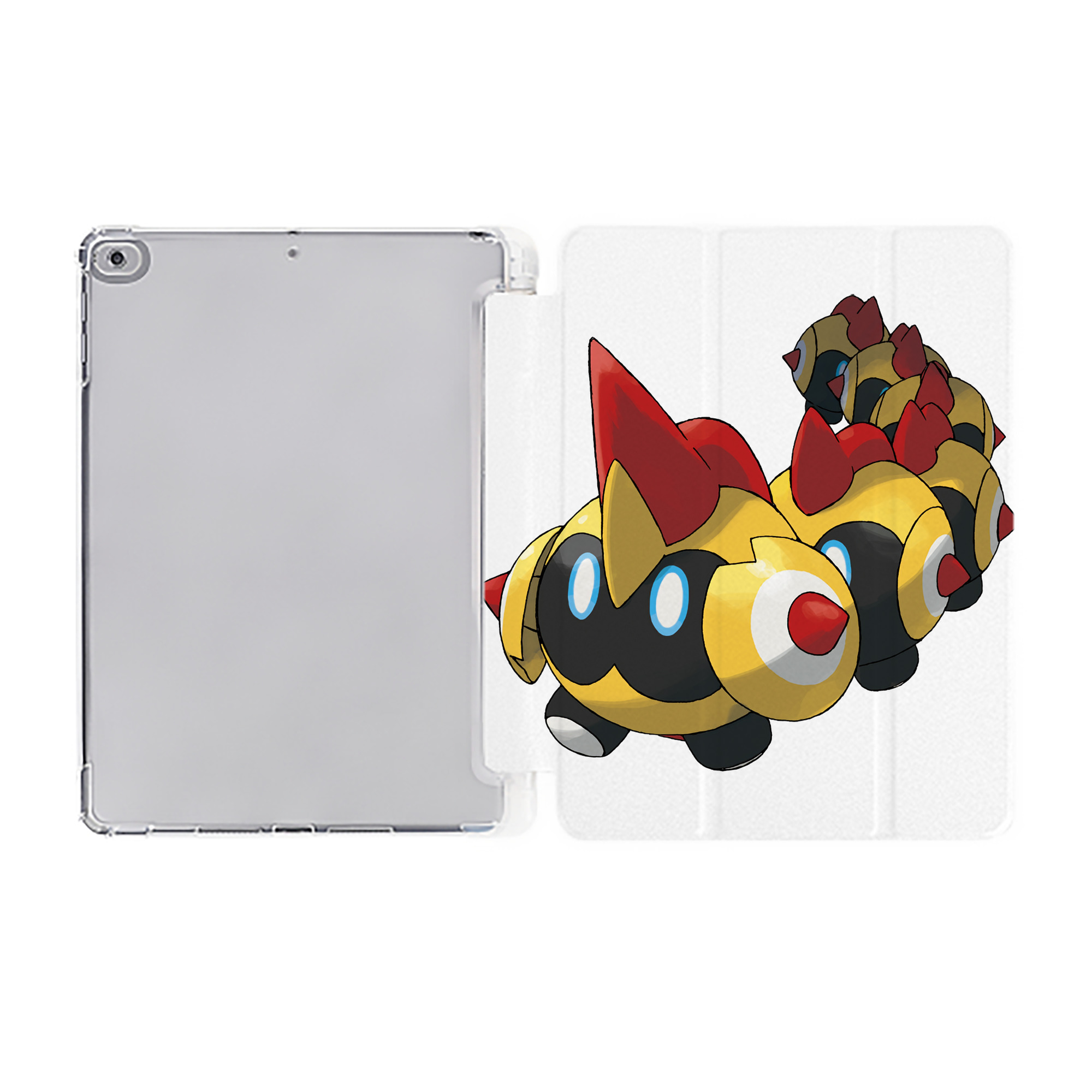 （画像用） ポケットモンスター Pokémon IPad ケース ペン収納付き 三つ折りスタンド PUレザー×シリコン 対応機種9.5/10.5/10.9インチ